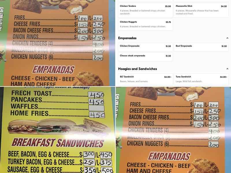 South Philly Deli Menu