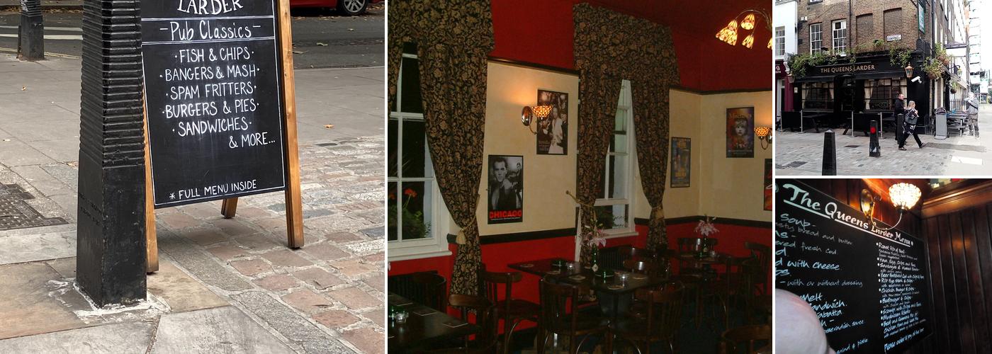 The Queens Larder Menu