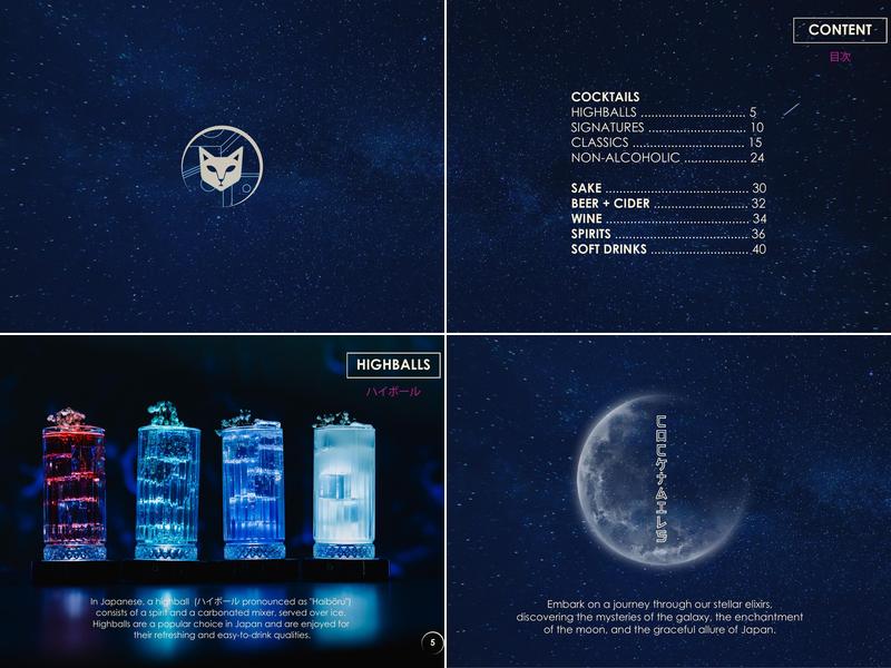 Mooncat: Duelling Piano Bar Menu