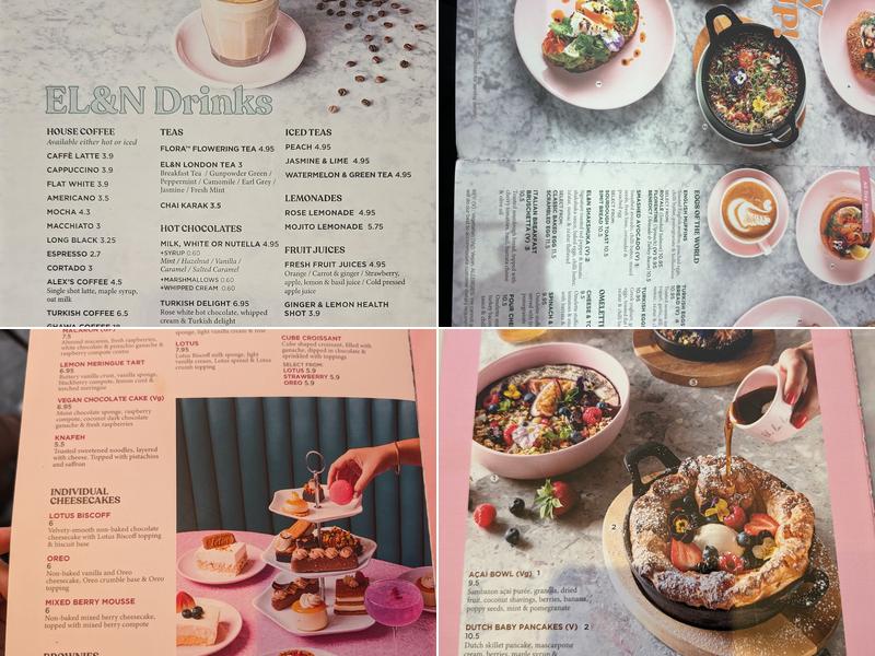 EL&N London - New Street Menu