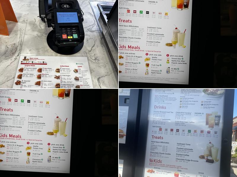 Chick-fil-A Menu