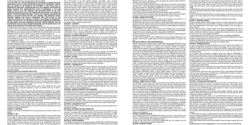 Uni Sea Cold Storage Menu