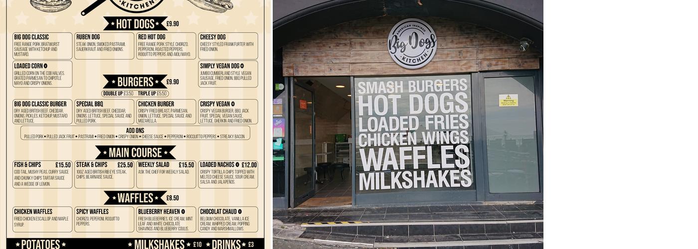 Big Dogs Kitchen Menu