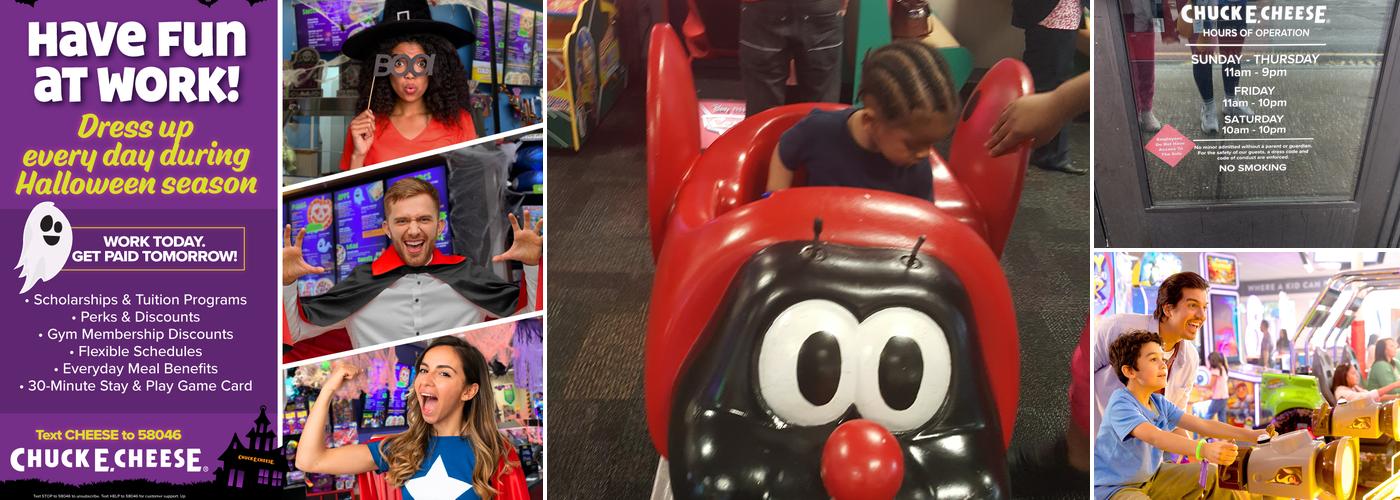 Chuck E. Cheese Menu