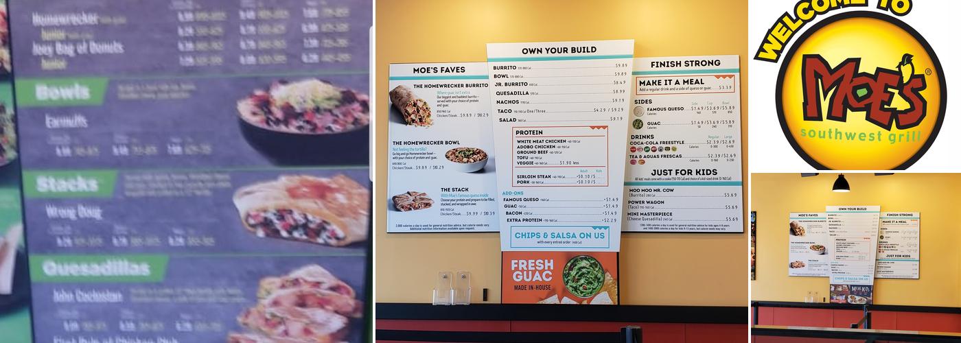 Moe's Southwest Grill Menu