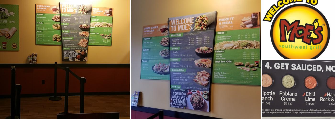 Moe's Southwest Grill Menu