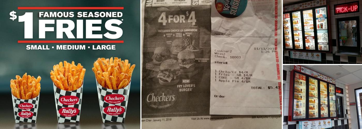 Checkers Menu