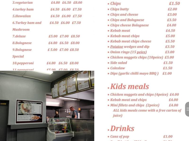 King Kebab Seahouses Menu