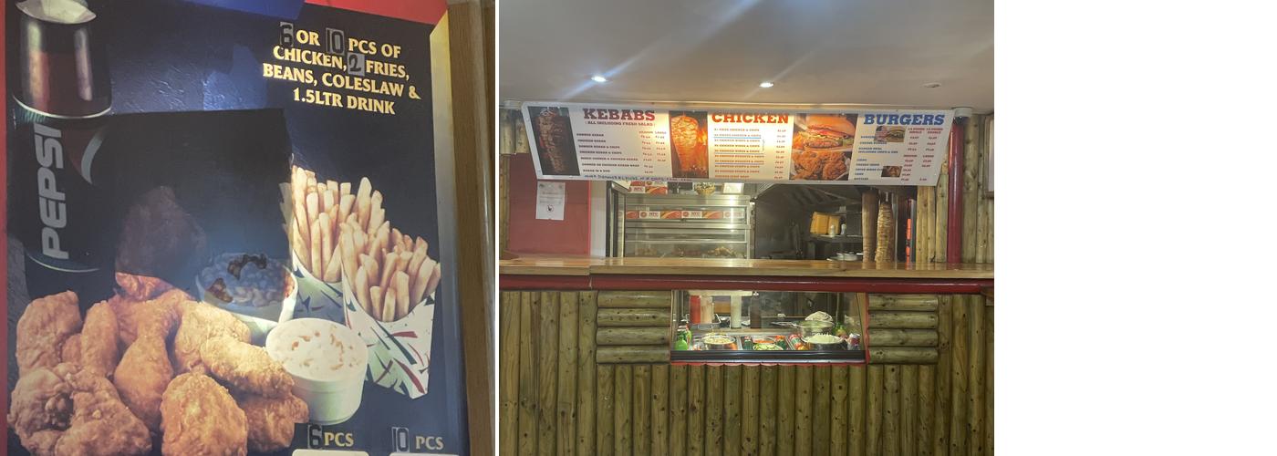 The Chicken Land Menu