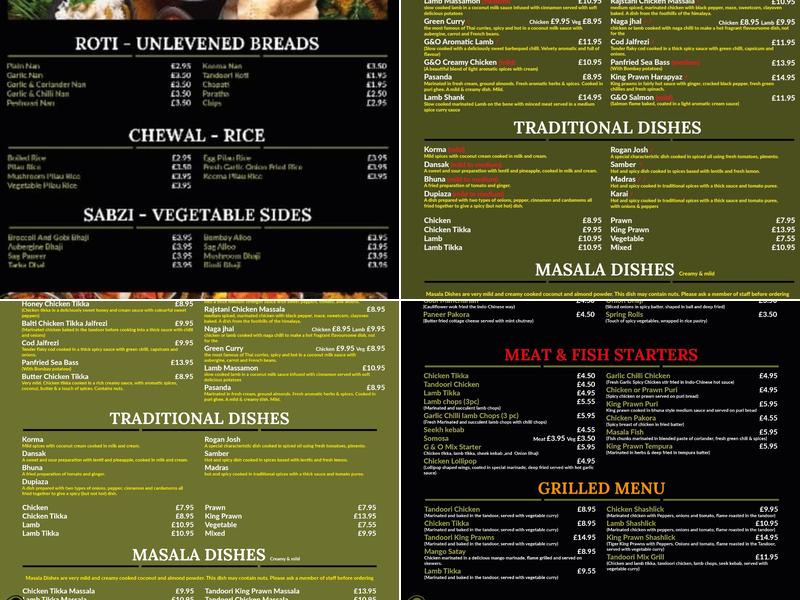 GreenOlive Menu