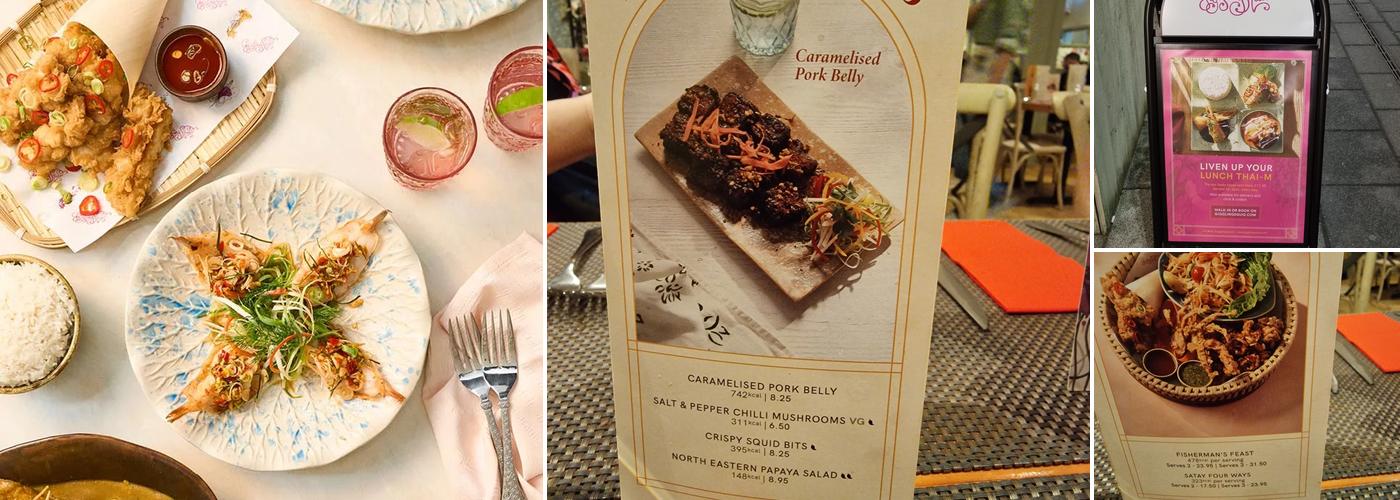 Giggling Squid - Mere Green Menu