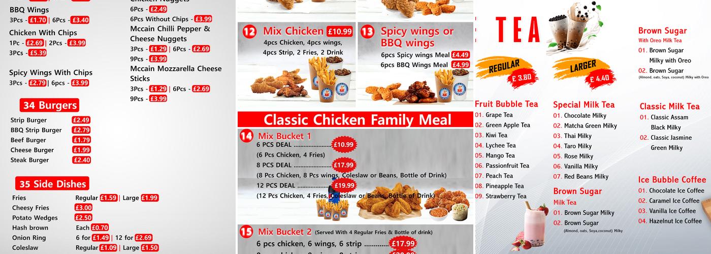 TD Cafe & Grill - Bubble Tea - Fried Chicken Menu