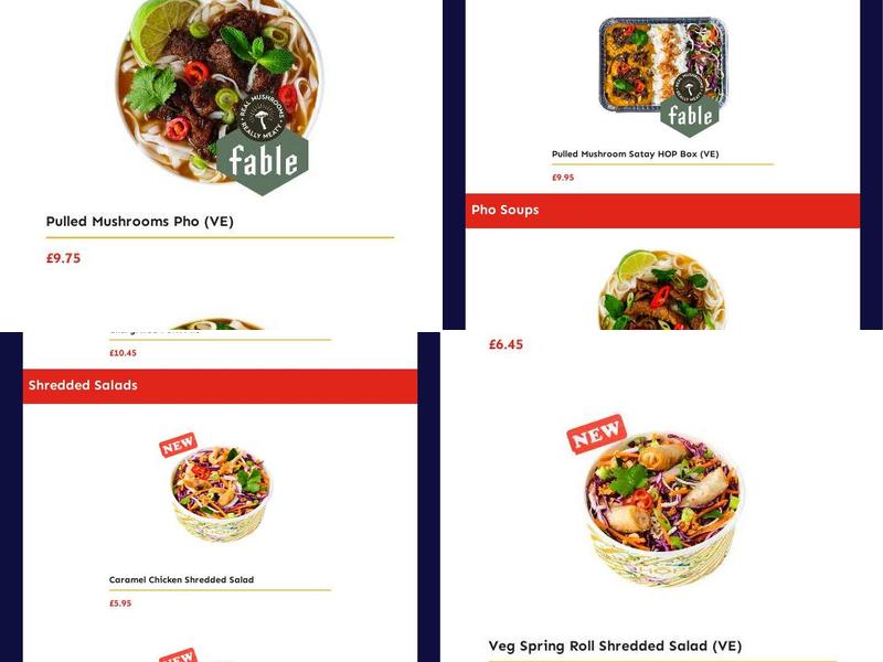 Hop Vietnamese Manchester Menu