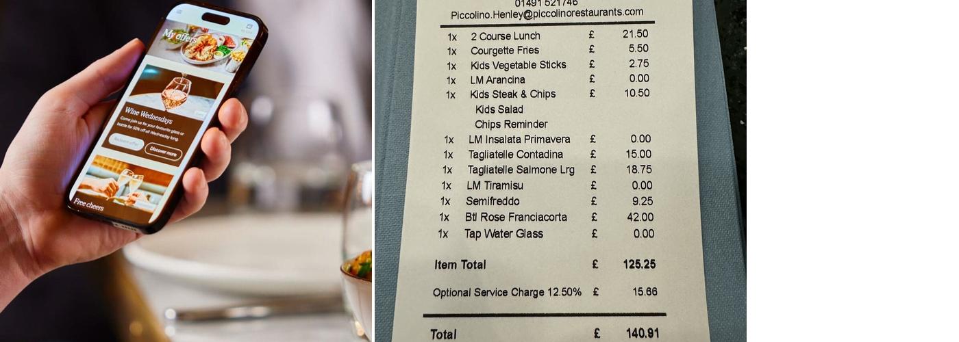 Piccolino - Henley Menu