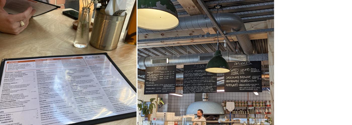 Rudy's Pizza Napoletana - Brindleyplace Menu