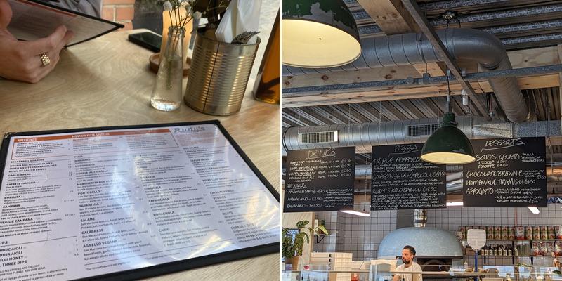 Rudy's Pizza Napoletana - Brindleyplace Menu