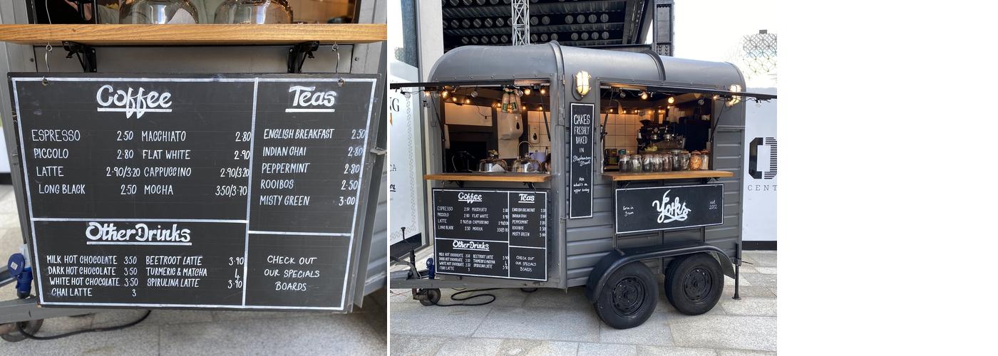 Yorks Cafe - Paradise Menu