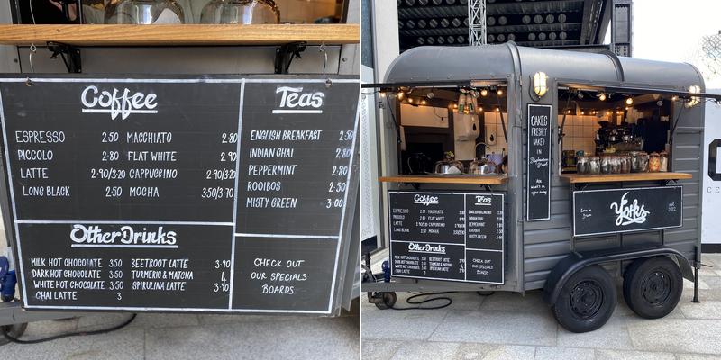 Yorks Cafe - Paradise Menu