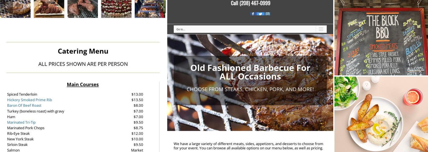 H & M Meats and Catering Menu