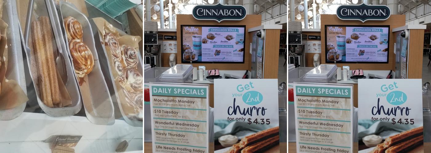 Cinnabon Menu