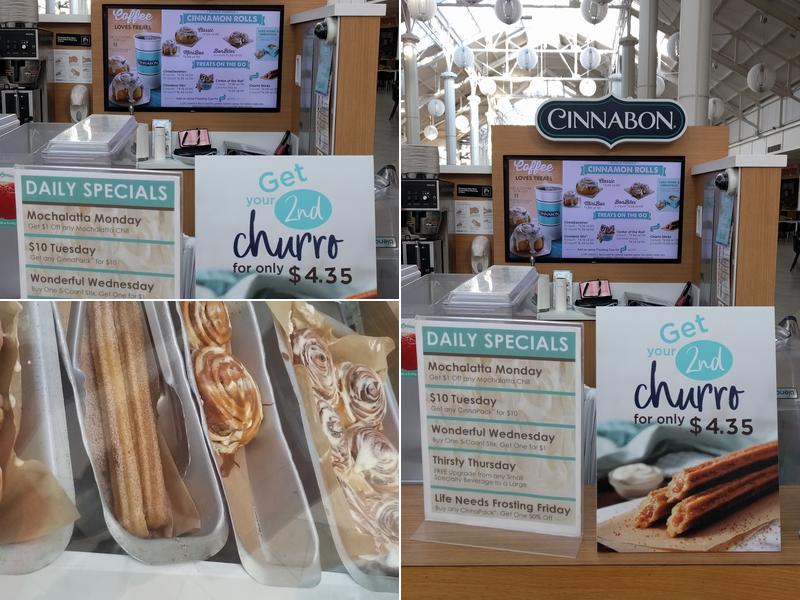 Cinnabon Menu