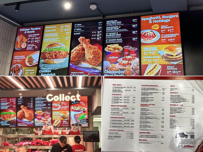 Jollibee Leicester Square Menu