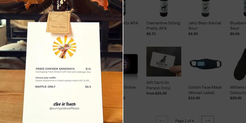 Black Lab Brewing Menu