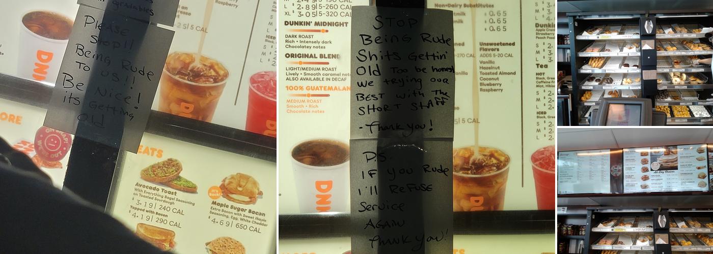 Dunkin' Menu