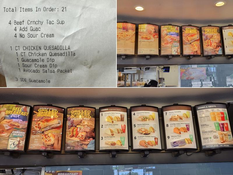 Taco Bell Menu
