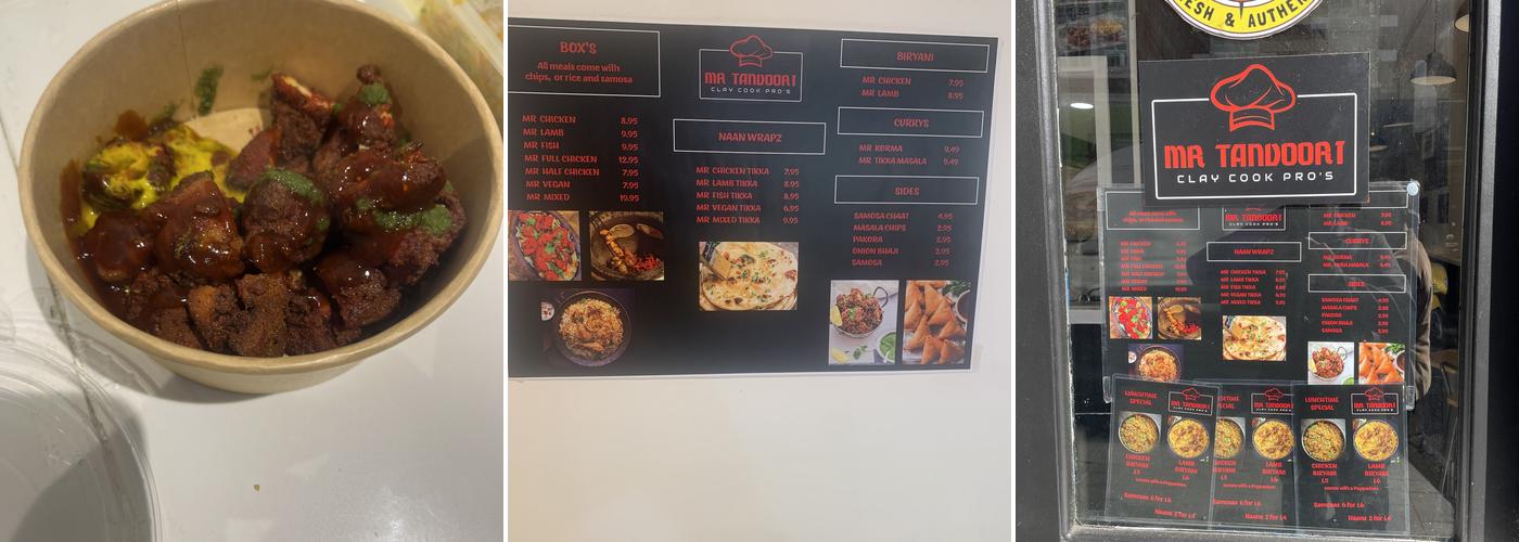 Mr. Tandoor Menu
