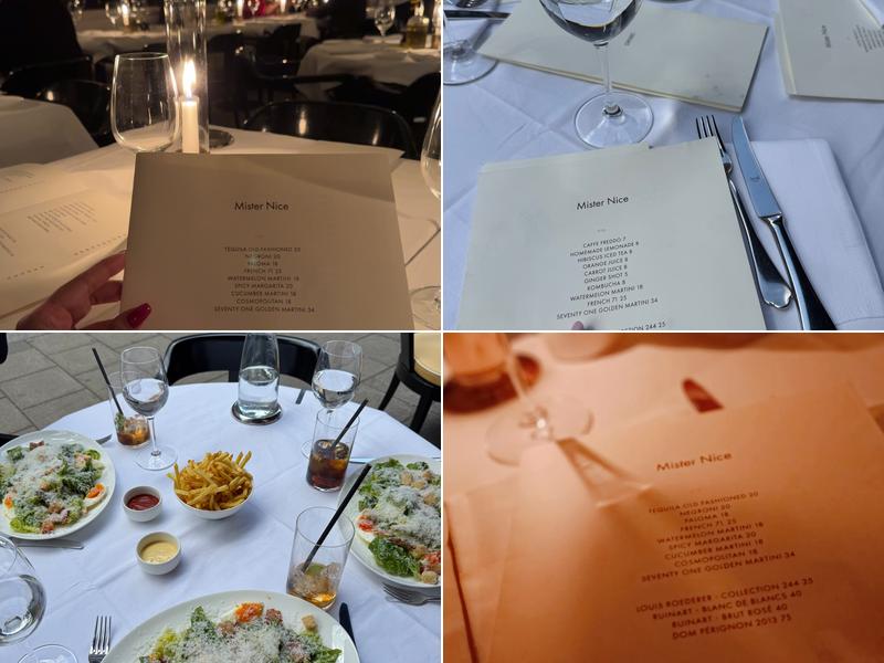 Mister Nice Mayfair Menu
