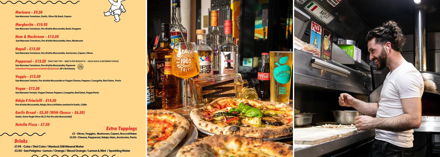 Mr Pizza Baby Menu