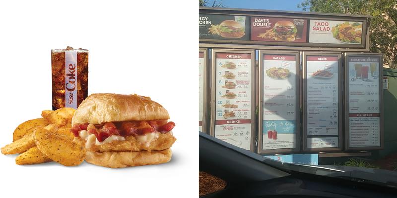Wendy's Menu