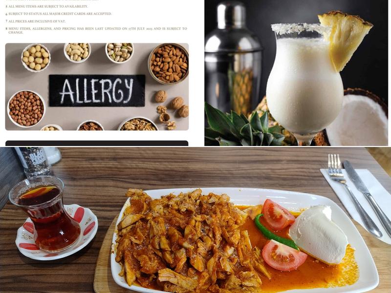 Anatolia Turkısh Restaurant Menu