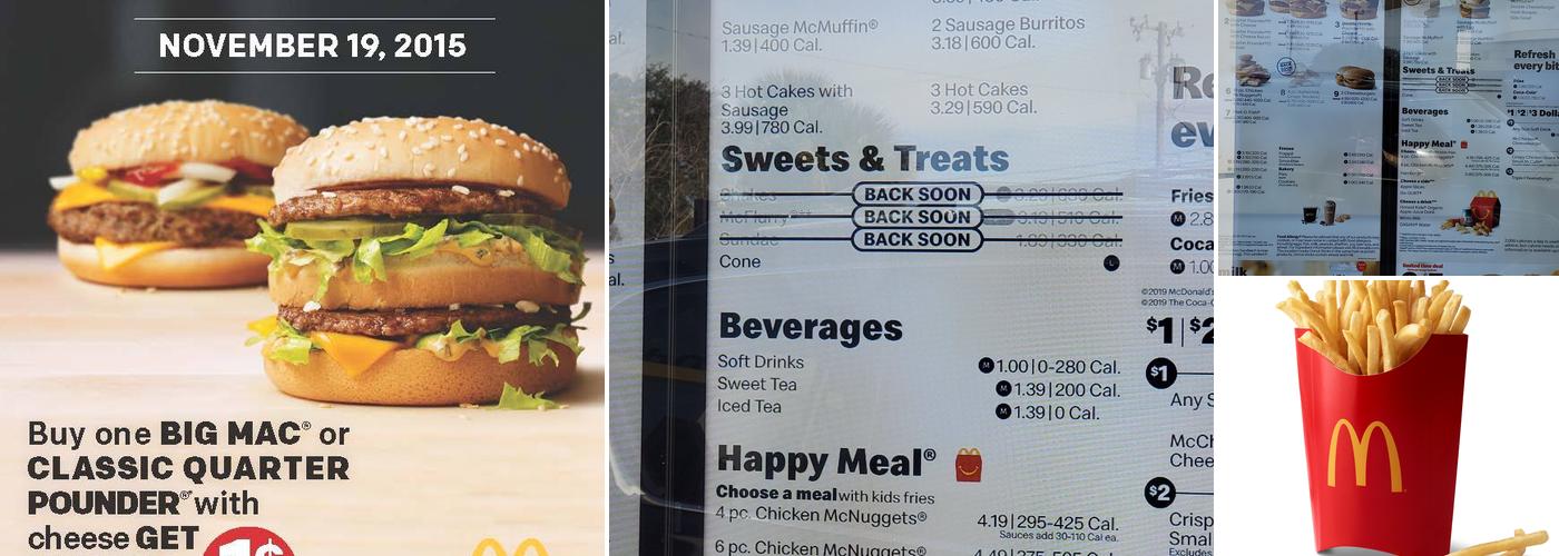 McDonald's Menu