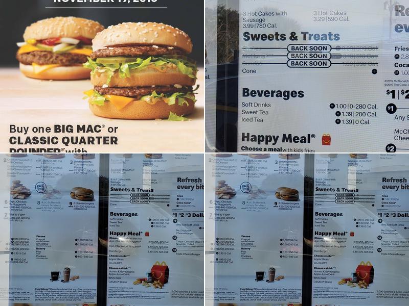 McDonald's Menu
