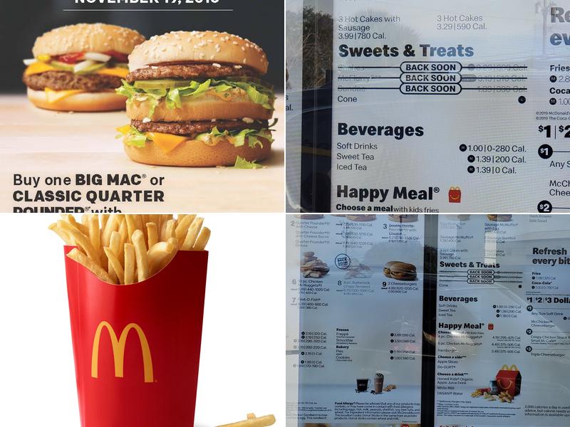 McDonald's Menu