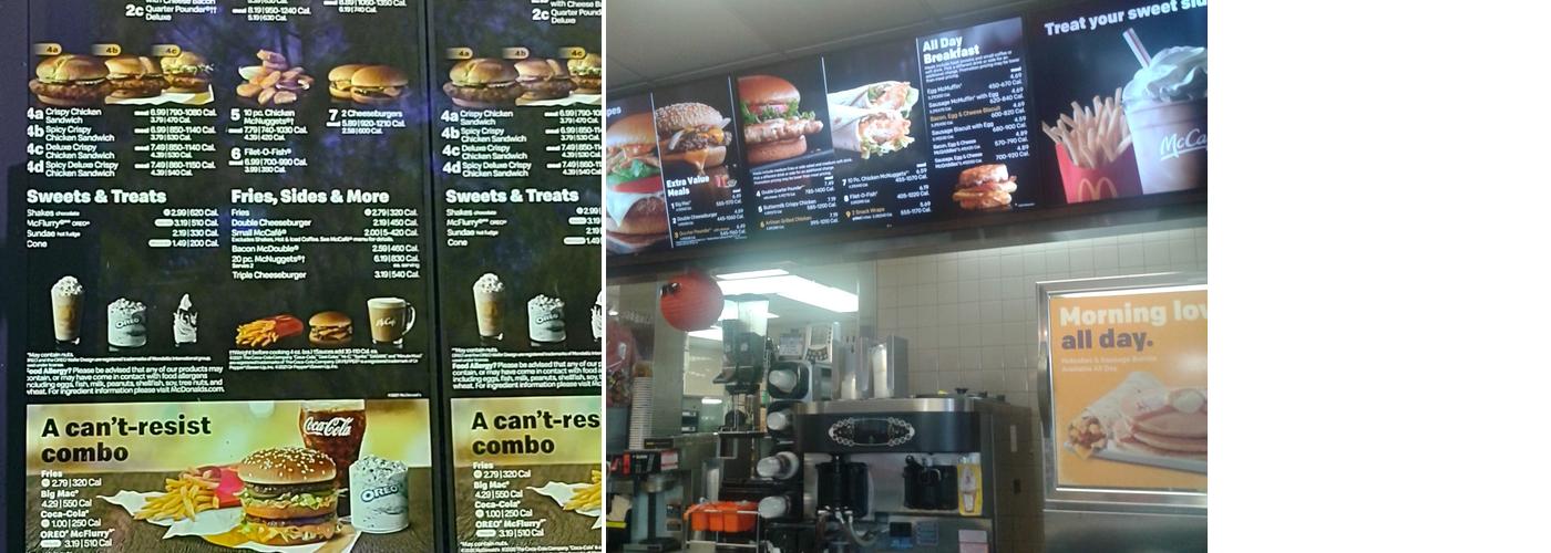 McDonald's Menu