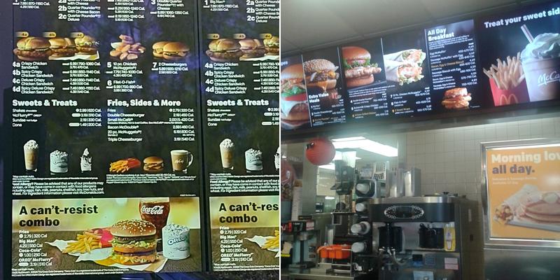 McDonald's Menu
