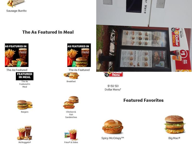 McDonald's Menu