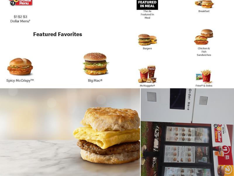 McDonald's Menu