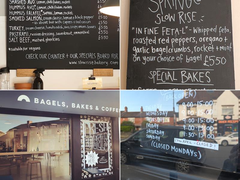 Slow Rise Bakery Menu