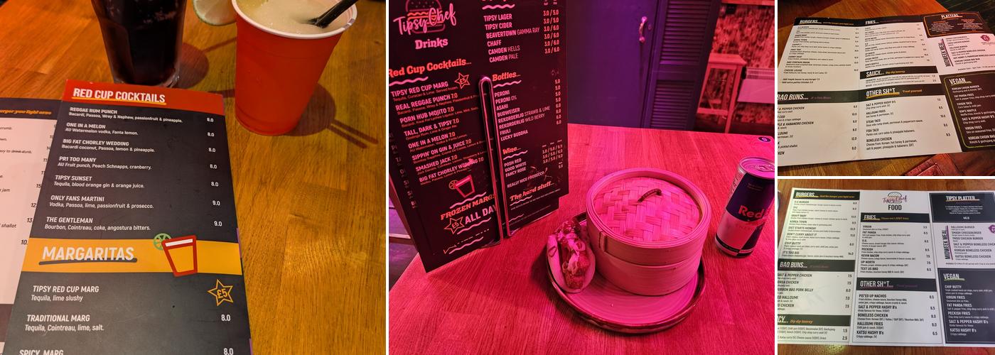 Tipsy Chef (Bar & Restaurant) Menu