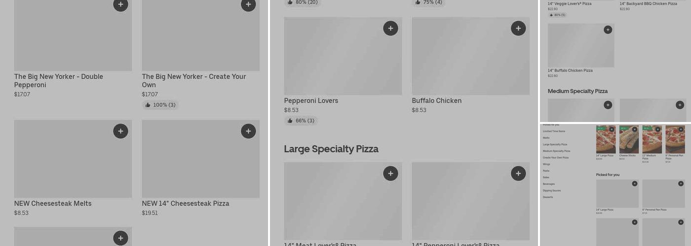 Pizza Hut Menu