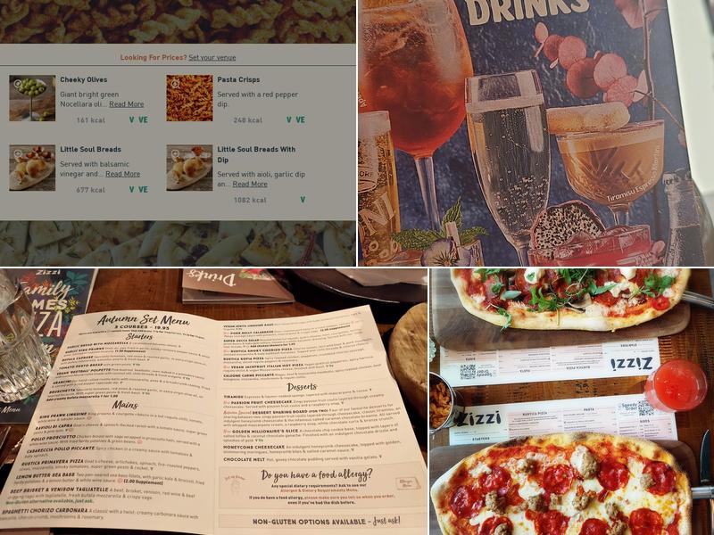 Zizzi - Harrogate Menu