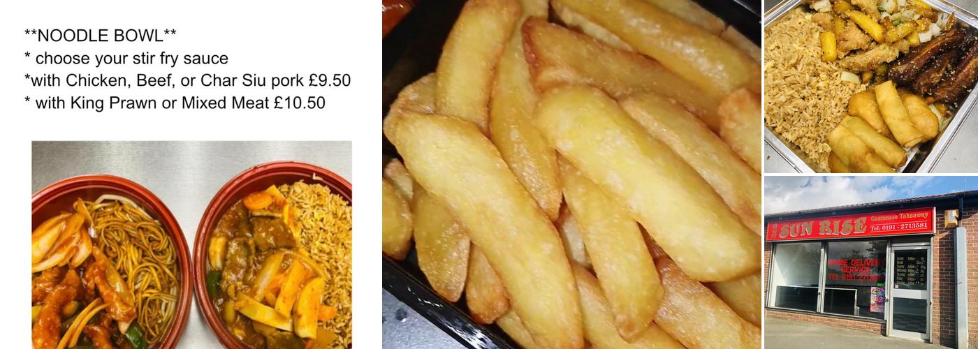 Sunrise Chinese Take Away Menu