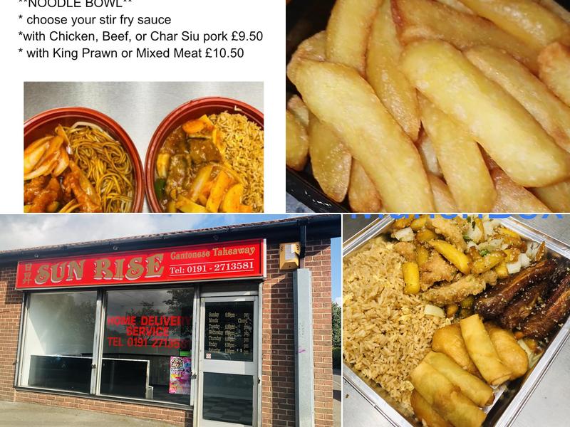 Sunrise Chinese Take Away Menu