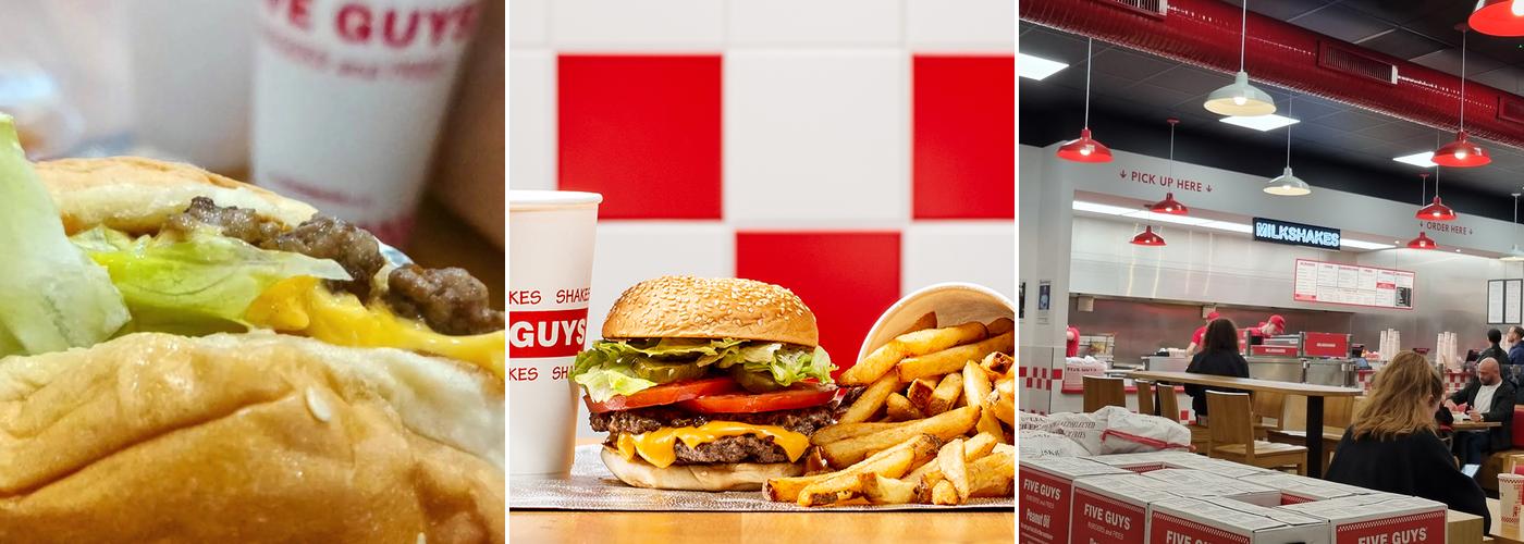 Five Guys Bromborough Menu