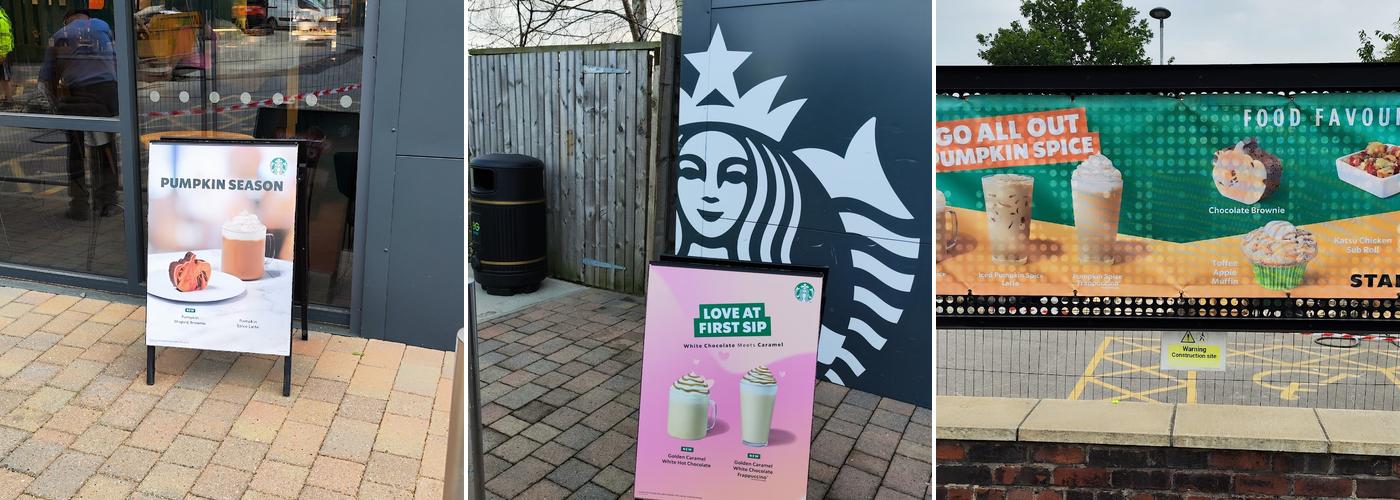 Starbucks Coffee Menu