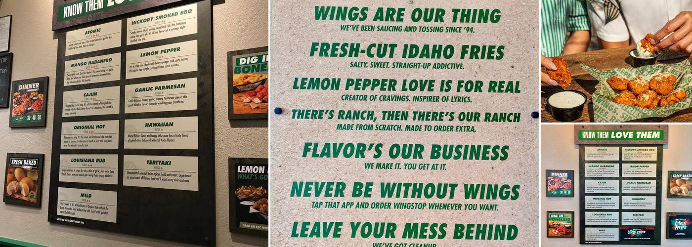 Wingstop Menu